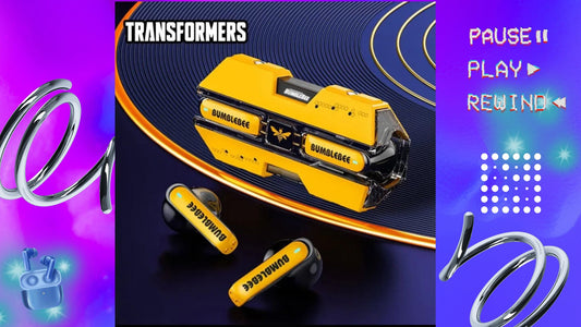 Écouteurs Bluetooth Sans Fil Transformers TF-T01 avec Commande Tactile, Casque Sport et Extérieur 5.3